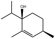 2-Cyclohexen-1-ol,2,4-dimethyl-1-(1-methylethyl)-,(1R,4R)-(9CI) 结构式