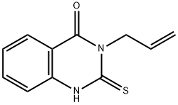 3-ALLYL-2-MERCAPTO-3H-QUINAZOLIN-4-ONE 化学構造式