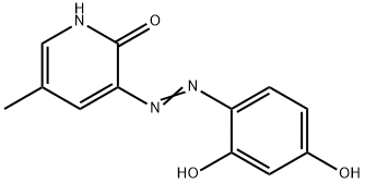 4-[(2-Hydroxy-5-methyl-3-pyridyl)azo]resorcinol,21269-88-5,结构式
