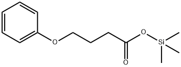 Butyric acid, 4-phenoxy-, trimethylsilyl ester 结构式