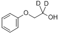 2-苯氧乙醇-1,1-D2, 21273-38-1, 结构式