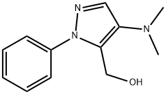 4-Dimethylamino-1-phenyl-1H-pyrazole-5-methanol Structure