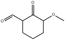Cyclohexanecarboxaldehyde, 3-methoxy-2-oxo- (9CI) Struktur
