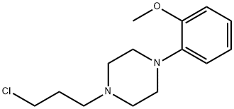 1-(2-甲氧基苯基)-4-(3-氯丙基)哌嗪双盐酸盐 结构式
