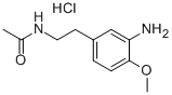 N-(3-AMINO-4-METHOXYPHENETHYL)ACETAMIDE HYDROCHLORIDE Struktur