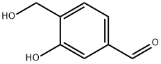 Benzaldehyde, 3-hydroxy-4-(hydroxymethyl)- (9CI) Struktur