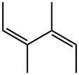 (2E,4E)-3,4-dimethylhexa-2,4-diene Struktur
