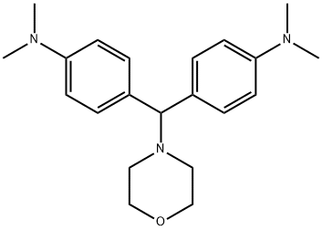 4,4'-(4-Morpholinylmethylene)bis[N,N-dimethylbenzenamine] Structure