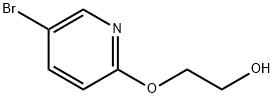 2-((5-ブロモピリジン-2-イル)オキシ)エタノール 化学構造式