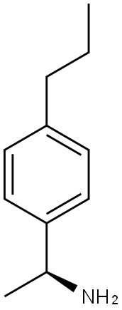 Benzenemethanamine, α-methyl-4-propyl-, (αS)- Structure