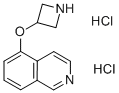 5-(3-AZETIDINYLOXY)-ISOQUINOLINE DIHYDROCHLORIDE Struktur