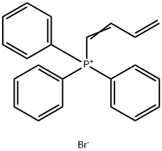 (1,3-BUTADIENYL)TRIPHENYLPHOSPHONIUM BROMIDE 结构式