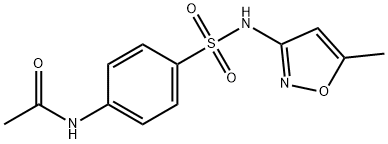 醋磺胺甲噁唑,21312-10-7,结构式