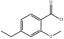 Benzoyl chloride, 4-ethyl-2-methoxy- (9CI) 结构式