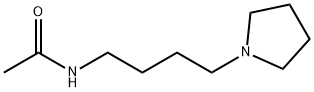 Acetamide,  N-[4-(1-pyrrolidinyl)butyl]- Structure