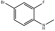 4-bromo-2-fluoro-N-methylaniline, 213190-12-6, 结构式