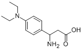 3-AMINO-3-(4-DIETHYLAMINO-PHENYL)-PROPIONIC ACID Struktur