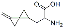 Spiro[2.2]pentanepropanoic acid, alpha-amino-2-methylene- (9CI) Structure