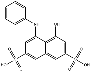 4-hydroxy-5-(phenylamino)naphthalene-2,7-disulfonic acid Structure