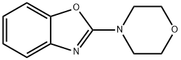 2-(4-モルホリニル)ベンゾオキサゾール 化学構造式