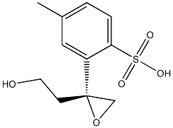 (R)-4-TOSYLOXY-1,2-EPOXYBUTANE 化学構造式