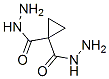 1,1-Cyclopropanedicarboxylicacid,monohydrazide(9CI) Struktur