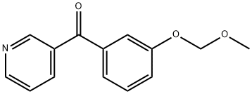 (3-(甲氧基甲氧基)苯基)(吡啶-3-基)甲酮, 213386-94-8, 结构式