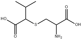 2-[(2-Amino-2-carboxyethyl)thio]-3-methylbutanoic acid,2134-55-6,结构式