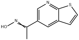 1-(噻吩并[2,3-B]吡啶-5-基)乙酮肟 结构式