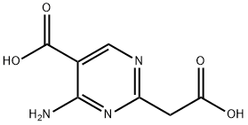 2-Pyrimidineacetic acid, 4-amino-5-carboxy- (8CI) Structure