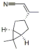 2-Butenenitrile,3-(6,6-dimethylbicyclo[3.1.0]hex-3-yl)-,(1-alpha-,3-alpha-,5-alpha-)-(9CI) 结构式