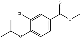3-氯-4-异丙氧基苯甲酸甲酯 结构式