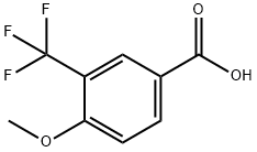 4-甲氧基-3-(三氟甲基)苯甲酸,213598-09-5,结构式