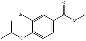 3-溴-4-异丙氧基苯甲酸甲酯,213598-10-8,结构式