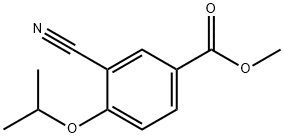 3-氰基-4-异丙氧基苯甲酸甲酯,213598-11-9,结构式