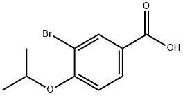 3-溴-4-异丙氧基苯甲酸,213598-20-0,结构式