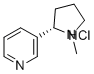 Nicotine, hydrochloride, (-)-,21361-93-3,结构式