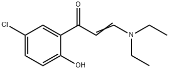(E)-1-(5-CHLORO-2-HYDROXYPHENYL)-3-(DIETHYLAMINO)PROP-2-EN-1-ONE Struktur