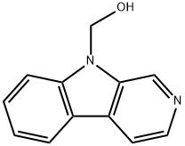 9-hydroxymethyl-beta-carboline 化学構造式