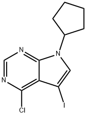 4-CHLORO-7-CYCLOPENTYL-5-IODO-7H-PYRROLO[2,3-D]PYRIMIDINE