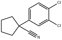 1-(3,4-DICHLOROPHENYL)CYCLOPENTANECARBONITRILE Struktur