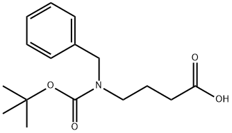4-(苄基(叔丁氧羰基)氨基)丁酸, 213772-01-1, 结构式