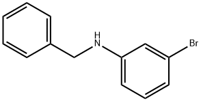 N-苄基-3-溴苯胺,213814-61-0,结构式