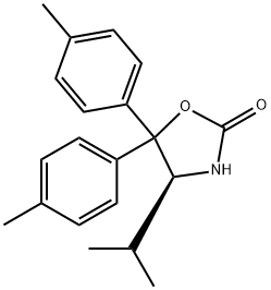 5,5-DI-P-TOLYL-4-ISOPROPYLOXAZOLIDINE-2-ONE 结构式