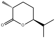 2H-Pyran-2-one,tetrahydro-3-methyl-6-(1-methylethyl)-,(3R,6S)-(9CI) Structure
