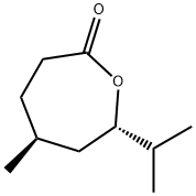 2-Oxepanone,5-methyl-7-(1-methylethyl)-,(5S,7S)-(9CI) 结构式