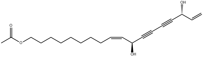 1-Acetoxy-9,17-octadecadiene-12,14-diyne-11,16-diol|1-乙酰氧基-9,17-十八碳二烯-12,14-二炔-11,16-二醇