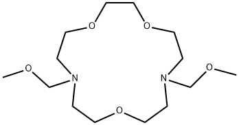N,N'-BIS(METHOXYMETHYL)DIAZA-15-CROWN-5, 98 结构式
