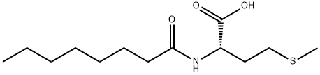 N-(1-oxooctyl)-DL-methionine,21394-50-3,结构式