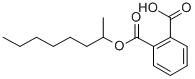 (+/-)-MONO-2-OCTYL PHTHALATE 化学構造式